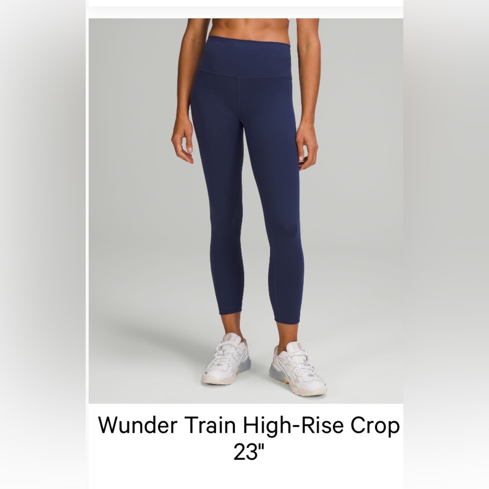 Lululemon Athletica Wunder Train High-Rise Crop 23”